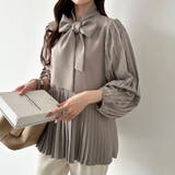 ボウタイブラウス ブラウス ボウタイ | COCOMOMO | 詳細画像11 