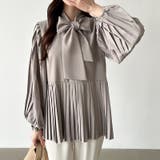 ボウタイブラウス ブラウス ボウタイ | COCOMOMO | 詳細画像14 