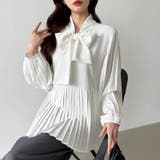 ボウタイブラウス ブラウス ボウタイ | COCOMOMO | 詳細画像21 