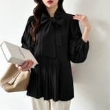 ボウタイブラウス ブラウス ボウタイ | COCOMOMO | 詳細画像23 