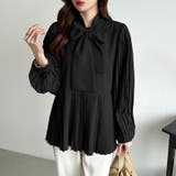 ボウタイブラウス ブラウス ボウタイ | COCOMOMO | 詳細画像24 