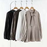 ボウタイブラウス ブラウス ボウタイ | COCOMOMO | 詳細画像25 