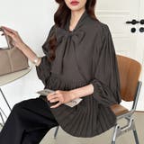 ボウタイブラウス ブラウス ボウタイ | COCOMOMO | 詳細画像8 