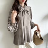 ボウタイブラウス ブラウス ボウタイ | COCOMOMO | 詳細画像9 