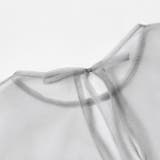 チュールワンピース レイヤードシアーワンピース ロングワンピース | COCOMOMO | 詳細画像20 