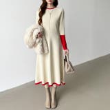 選べる2タイプAラインワンピース ワンピース スポンジニット | COCOMOMO | 詳細画像2