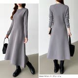 選べる2タイプAラインワンピース ワンピース スポンジニット | COCOMOMO | 詳細画像32