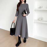 選べる2タイプAラインワンピース ワンピース スポンジニット | COCOMOMO | 詳細画像33