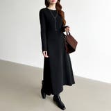 選べる2タイプAラインワンピース ワンピース スポンジニット | COCOMOMO | 詳細画像36