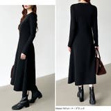 選べる2タイプAラインワンピース ワンピース スポンジニット | COCOMOMO | 詳細画像40