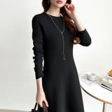 選べる2タイプAラインワンピース ワンピース スポンジニット | COCOMOMO | 詳細画像42