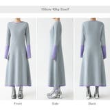 選べる2タイプAラインワンピース ワンピース スポンジニット | COCOMOMO | 詳細画像45