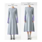 選べる2タイプAラインワンピース ワンピース スポンジニット | COCOMOMO | 詳細画像43