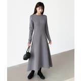 選べる2タイプAラインワンピース ワンピース スポンジニット | COCOMOMO | 詳細画像45 