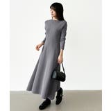 選べる2タイプAラインワンピース ワンピース スポンジニット | COCOMOMO | 詳細画像49 