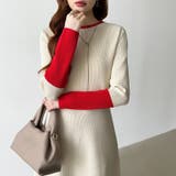 選べる2タイプAラインワンピース ワンピース スポンジニット | COCOMOMO | 詳細画像8