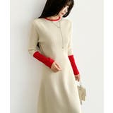 選べる2タイプAラインワンピース ワンピース スポンジニット | COCOMOMO | 詳細画像56 