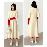 選べる2タイプAラインワンピース ワンピース スポンジニット | COCOMOMO | 詳細画像57 