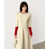 選べる2タイプAラインワンピース ワンピース スポンジニット | COCOMOMO | 詳細画像58 