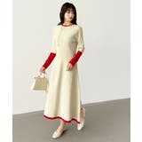 選べる2タイプAラインワンピース ワンピース スポンジニット | COCOMOMO | 詳細画像59 