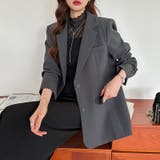テーラードジャケット オーバーサイズジャケット オフィスカジュアル | COCOMOMO | 詳細画像9