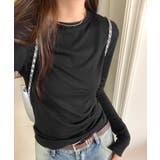 ほんのりシアー感 ロンT 長袖カットソー | COCOMOMO | 詳細画像12