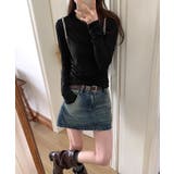 ほんのりシアー感 ロンT 長袖カットソー | COCOMOMO | 詳細画像15