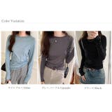 ほんのりシアー感 ロンT 長袖カットソー | COCOMOMO | 詳細画像27