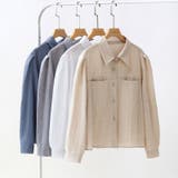 ショートシャツ 長袖シャツ 韓国ファッション | COCOMOMO | 詳細画像16