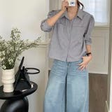 ショートシャツ 長袖シャツ 韓国ファッション | COCOMOMO | 詳細画像5