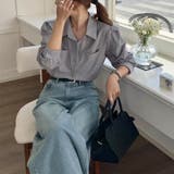 ショートシャツ 長袖シャツ 韓国ファッション | COCOMOMO | 詳細画像6