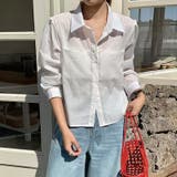 ショートシャツ 長袖シャツ 韓国ファッション | COCOMOMO | 詳細画像9