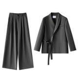 セットアップ パンツスーツ オフィスカジュアル | COCOMOMO | 詳細画像39 