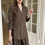 セットアップ パンツスーツ オフィスカジュアル | COCOMOMO | 詳細画像10 