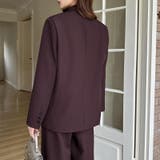 セットアップ パンツスーツ オフィスカジュアル | COCOMOMO | 詳細画像27 