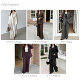 セットアップ パンツスーツ オフィスカジュアル | COCOMOMO | 詳細画像37 