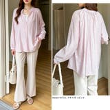 シアーシャツ カラーシャツ シャツブラウス | COCOMOMO | 詳細画像12 