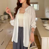 シアーシャツ カラーシャツ シャツブラウス | COCOMOMO | 詳細画像23 