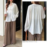 シアーシャツ カラーシャツ シャツブラウス | COCOMOMO | 詳細画像5 