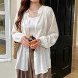 シアーシャツ カラーシャツ シャツブラウス | COCOMOMO | 詳細画像7 