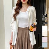 ベージュ | シアーシャツ カラーシャツ シャツブラウス | COCOMOMO