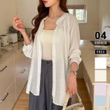 ホワイト | シアーシャツ カラーシャツ シャツブラウス | COCOMOMO