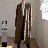 ブラウン | チェスターコート ロングコート オフィスカジュアル | COCOMOMO
