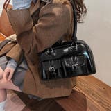 ボストンバッグ 横長ボストン ショルダーバッグ | COCOMOMO | 詳細画像9