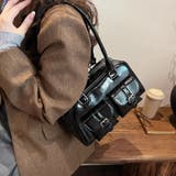 ボストンバッグ 横長ボストン ショルダーバッグ | COCOMOMO | 詳細画像8