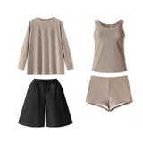 水着4点セット ラッシュガード 体型カバー水着 | COCOMOMO | 詳細画像41 