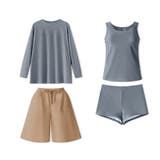 水着4点セット ラッシュガード 体型カバー水着 | COCOMOMO | 詳細画像43 