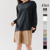 ブラック | 水着4点セット ラッシュガード 体型カバー水着 | COCOMOMO