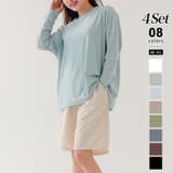 ブルー | 水着4点セット ラッシュガード 体型カバー水着 | COCOMOMO