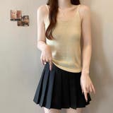 透かし編みカーディガン キャミソールセット メッシュニット | COCOMOMO | 詳細画像8